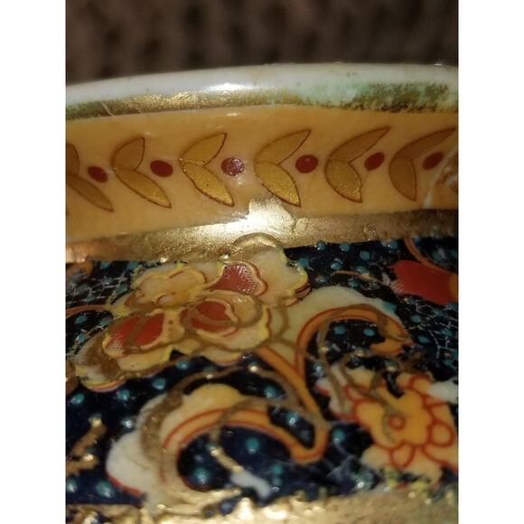 Zhong Guo Zhi Zao Gold Gilted Chinese Vase, Made In China - Picture 11 of 16